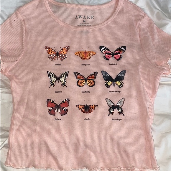 Butterfly Crop Top - Picture 1 of 2